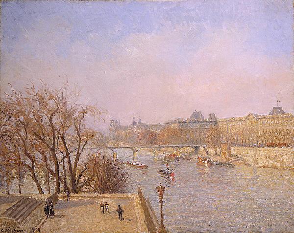 Camille Pissarro The Louvre: Morning